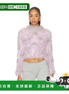 1h可退 香港直邮Diesel 迪赛 女士 Annika 人造皮草上衣 A214510E