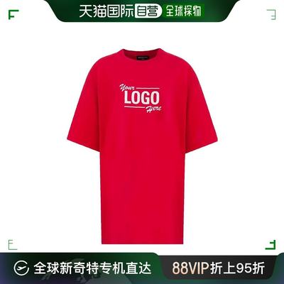 【99新未使用】香港直邮Balenciaga 巴黎世家 男士 logo印花T恤 6