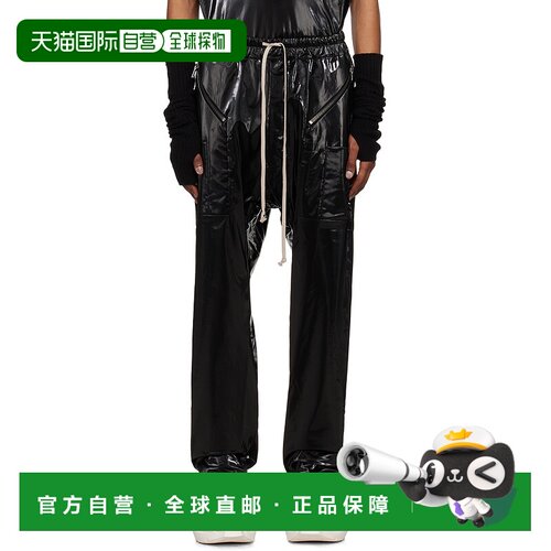 香港直邮Rick Owens Drkshdw 拉链抽绳休闲裤 DU01C6396JRL09卫裤