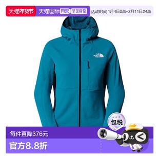 自营欧洲直邮THE NORTH FACE北面 FUTUREFLEECE女士聚酯纤维连帽