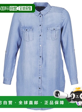 欧洲直邮Vero Moda 女士 VMSILLA 短连衣裙 蓝色