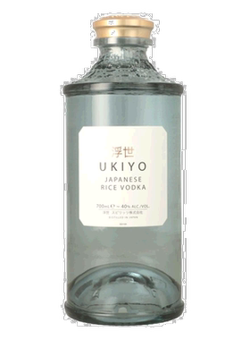 欧洲直邮ukiyo浮世日本米酿伏特加原装进口金酒40%700ml酒体透亮
