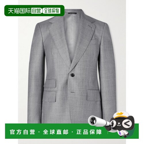 Tom Ford 汤姆 福特 男士 Shelton 110s 羊毛西装【付后1h可退】