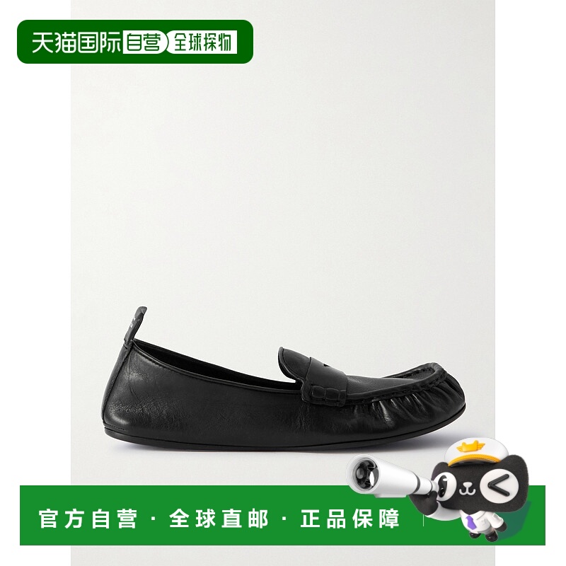 1h可退 香港直邮Acne Studios 艾克妮 女士 织纹皮革乐福鞋 AD085