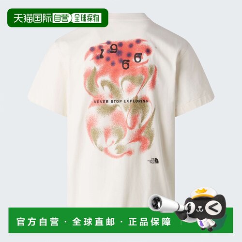 自营欧洲直邮The North Face北面 1966 Motion Graphic男女同款短