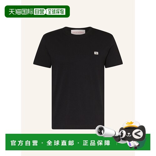 香港直邮VALENTINO 男士T恤 100307096913000 CO 黑色 T-shirt VL