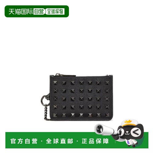 香港直邮Valentino 铆钉卡包 WY0P0T14PWR收纳 【付后1h可退】