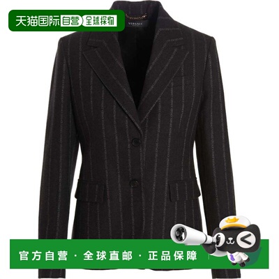 1h可退 香港直邮versace 范思哲 女士 羊毛休闲夹克 10070691A053