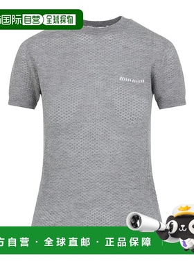 香港直邮Miu Miu 短袖T恤 MMLB3017NNSOOO女装