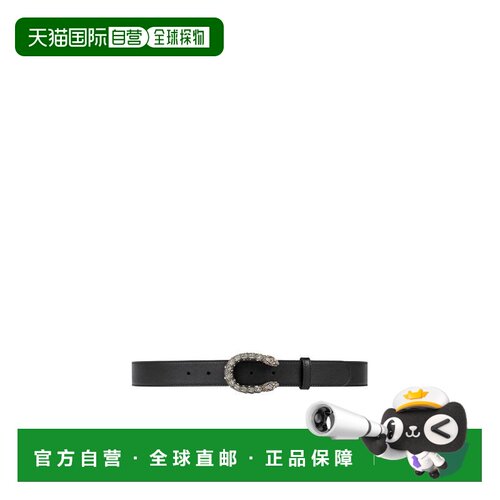自营Gucci 黑色Dionysus皮带腰带 432142AP0IN