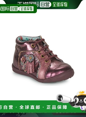 欧洲直邮Catimini 女孩 RAINETTE 红色 学步鞋靴子