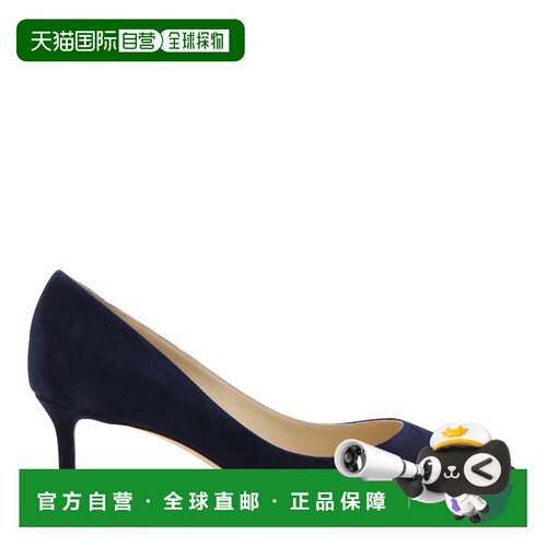 香港直邮JIMMY CHOO 女士高跟鞋 ROMY60SUENAVY AW2024 深蓝色