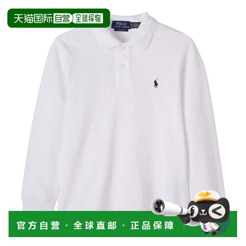 香港直邮Polo Ralph Lauren Polo 拉夫 劳伦 女童 棉质凸纹布Polo