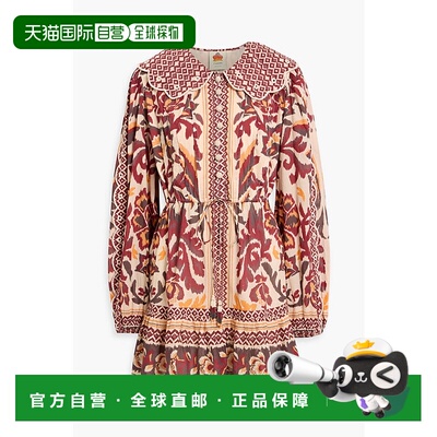 1h可退 香港直邮FARM RIO 女士 印花棉纱迷你连衣裙 325339TOUCAN