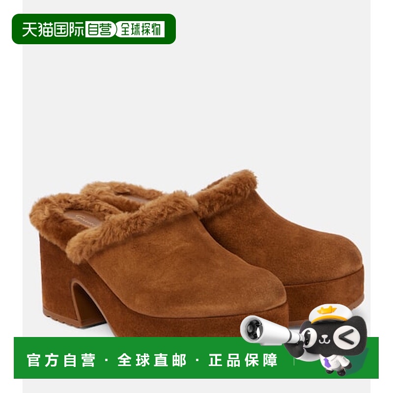 1h可退 香港直邮Gianvito Rossi 吉安维托 罗西 女士 Lyss 55 绒