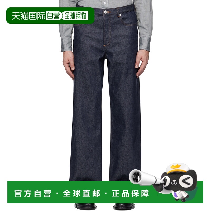 香港直邮A.P.C. 男士 蓝色 Aaron 牛仔裤 COGDFH09182