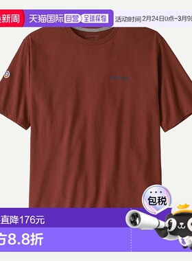 自营欧洲直邮PATAGONIA 男士 Fitz Roy Icon Responsibili-Tee®