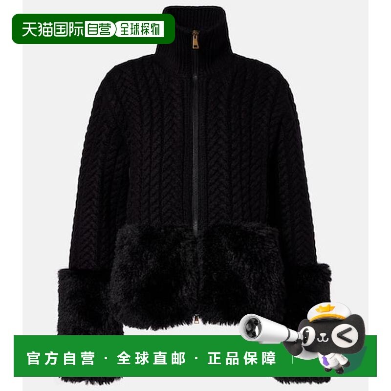 香港直邮Moncler 盟可睐 女士 粗线针织羊毛混纺针织开衫,女装/女士精品,毛针织衫,淘宝优惠券,粉丝福利购,淘宝优惠卷