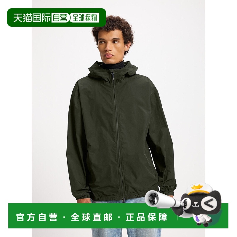 自营欧洲直邮Pyrenex Ensure男女通用深卡其色防水风衣