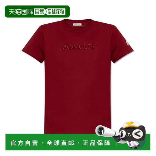 香港直邮Moncler 短袖T恤 K20938C0001289AUO