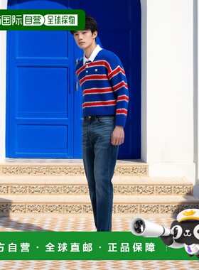 香港直邮Celine 思琳 男士 條紋 Polo 領套衫 RY0FQ0ZQJ0毛衣男装