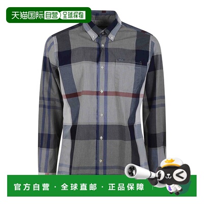 1h可退 香港直邮Barbour 男士衬衫 MSH5071TN40 SS2026 花色 长袖