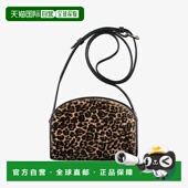 自营欧洲直邮APC Demi Lune系列女士黑色小马皮单肩包斜挎包