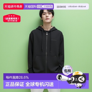 自营欧洲直邮Burberry博柏利男士 棉混纺刺绣Logo连帽卫衣新年礼物