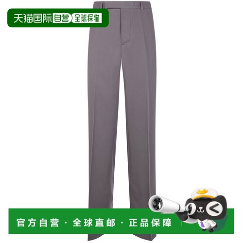 香港直邮RICK OWENS 男士休闲裤 RU01F2362WT34 SS2026 灰色