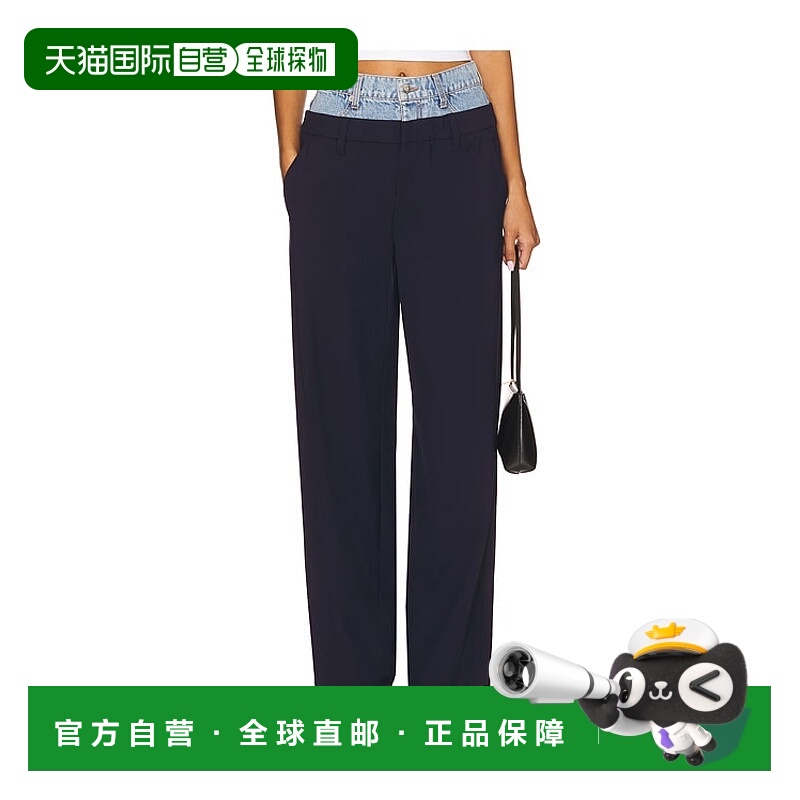 香港直邮Simkhai 女士 Ophelia 裤子 4254112W blue蓝色 舒适时尚