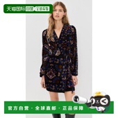 蔓藤花纹混纺纱黑色裹式 1h可退 女士 Scarves 香港直邮FARM RIO