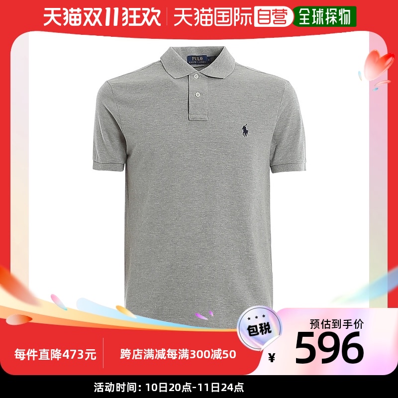 香港直邮Polo Ralph Lauren logo刺绣polo衫 710795080