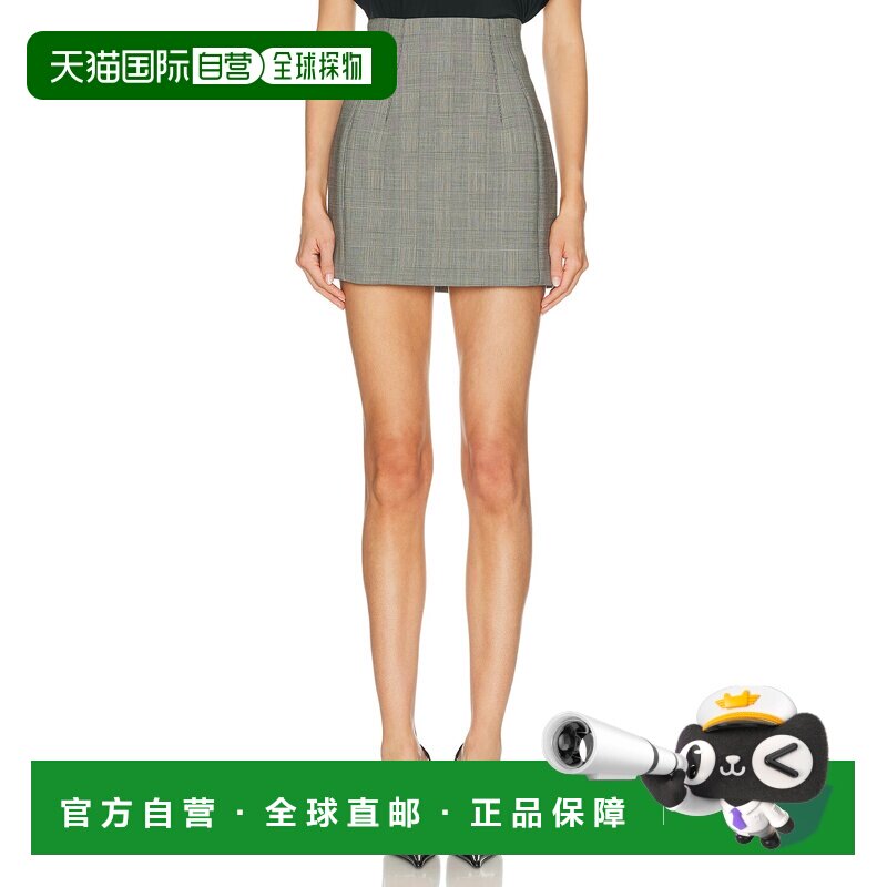 香港直邮Mugler 穆勒 女士 迷你精细剪裁半身裙 26P1JU05811026