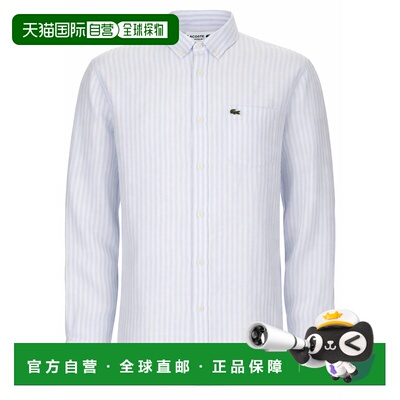 欧洲直邮LACOSTE 男士衬衫 CH698529I SS2026 白色 Regular Fit S
