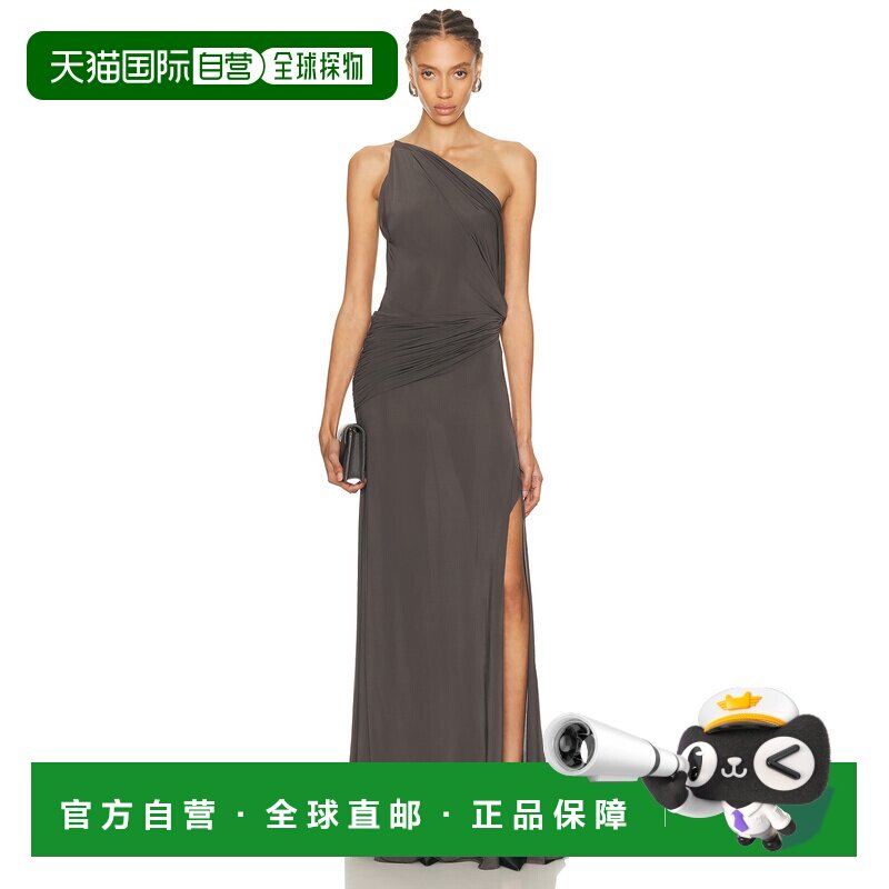 1h可退 香港直邮ALEX PERRY 女士 单肩扭纹礼服 D1644RE26连衣裙