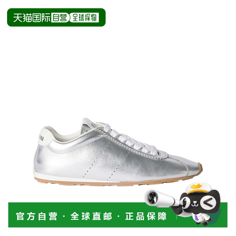 香港直邮Miu Miu Plume mordore 小牛皮运动鞋 5E114EXQLF005