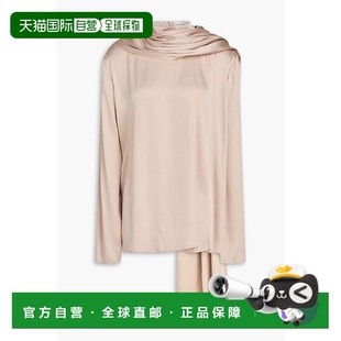 1h可退 香港直邮magda butrym 女士 垂褶印花卡迪衫 AW24BLOUSE01