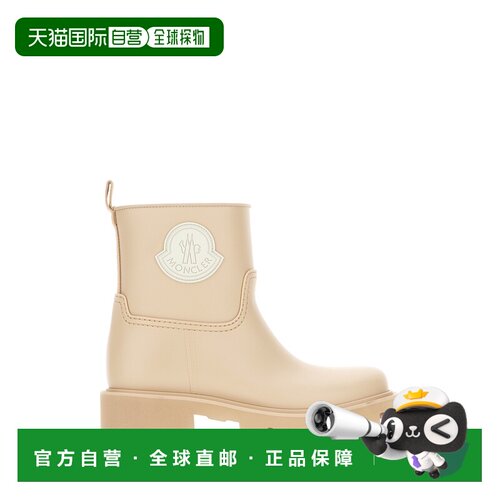 香港直邮Moncler 盟可睐 女士 Kickstream 浅褐色橡胶短靴 4G0002