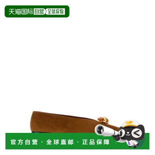 香港直邮Jimmy Choo 周仰杰 女士 Margot 焦糖色绒面革平底鞋 MAR