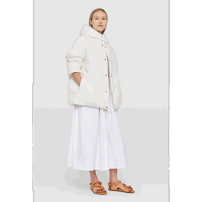 香港直邮Jil Sander 连帽羽绒服 J40AF0114J70008 高端流行休闲