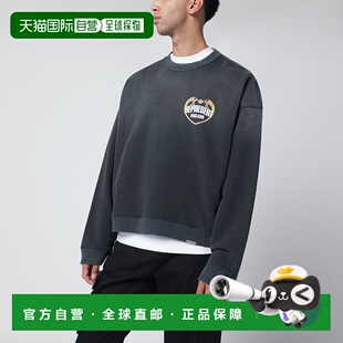 黑色棉质运动衫 香港直邮Represent effect Washed MLM10036 男士