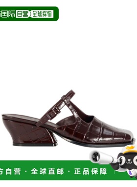 香港直邮Loewe Onda 压花小牛皮穆勒鞋 LOND379X06高跟鞋单鞋