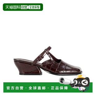 香港直邮Loewe Onda 压花小牛皮穆勒鞋 LOND379X06高跟鞋单鞋