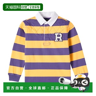 Lauren Polo 拉夫 1h可退 女童 Ralph 劳伦 条纹棉P 香港直邮Polo