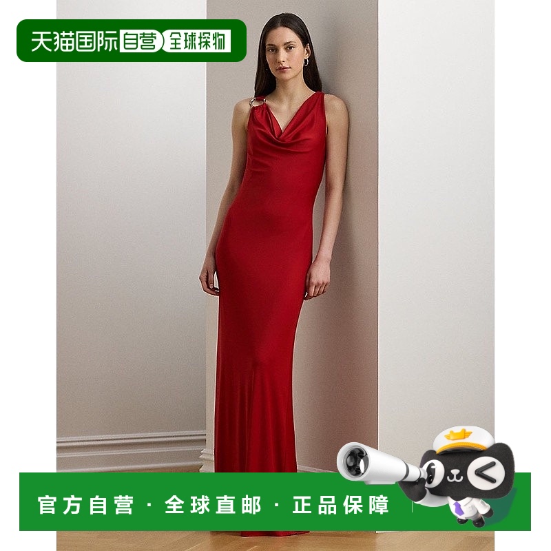 自营欧洲直邮RalphLauren拉夫劳伦 Lauren泽西舞会礼服晚礼服