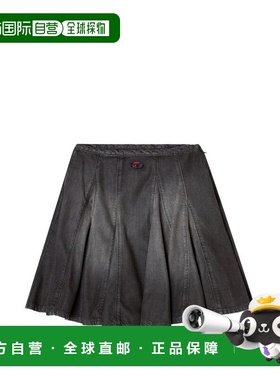 1h可退 香港直邮Diesel 迪赛 女士 灰色半身裙 A21694068VM02