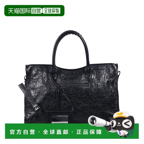 香港直邮BALENCIAGA 女士手提包 8657652ACME1000 CO 黑色 Le Cit