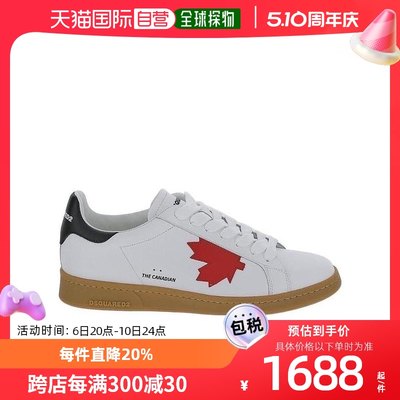 香港直邮Dsquared2 枫叶贴花休闲运动鞋 SNM017401500443