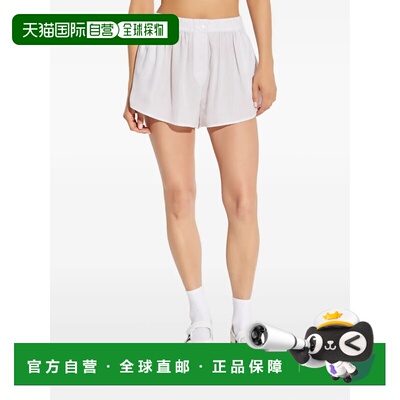 【自营】海外直邮Alexander Wang亚历山大王女士斜插袋平角短裤