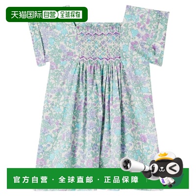 1h可退 香港直邮golden goose 婴儿 Pais 花朵罩衫式棉质连衣裙童